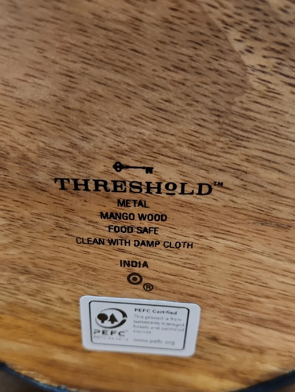Threshold this utensil